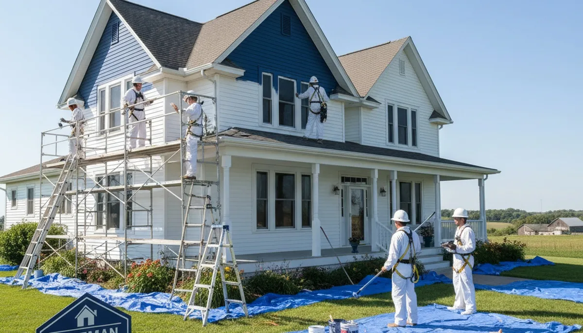 Des Moines, IA painters providing professional interior and exterior painting services