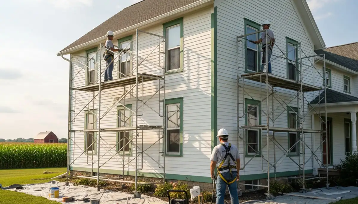 Painting contractors in Des Moines, IA providing professional interior and exterior house painting services