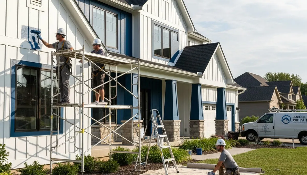 Professional painters serving Des Moines, IA for residential and commercial painting projects