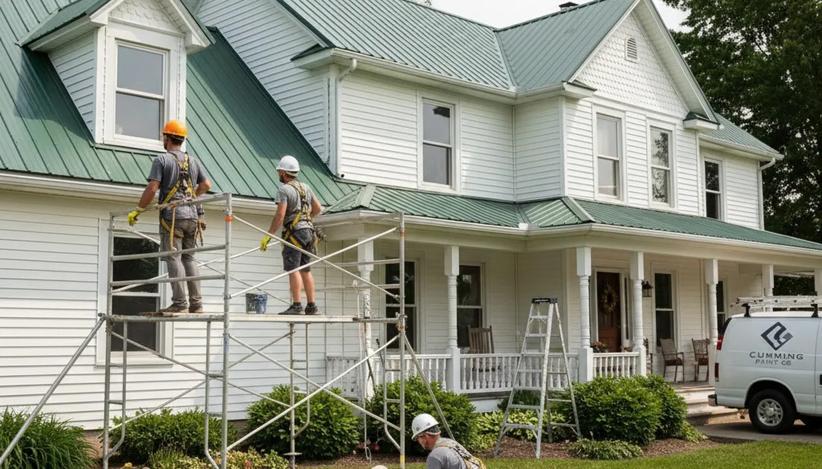Des Moines, IA painting contractor serving homes and businesses with professional interior and exterior painting