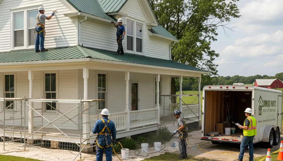 Des Moines, IA painting contractor for interior and exterior home painting services