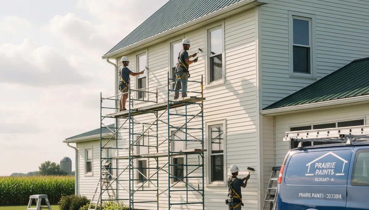 Painting company service image for Des Moines, IA homeowners and businesses