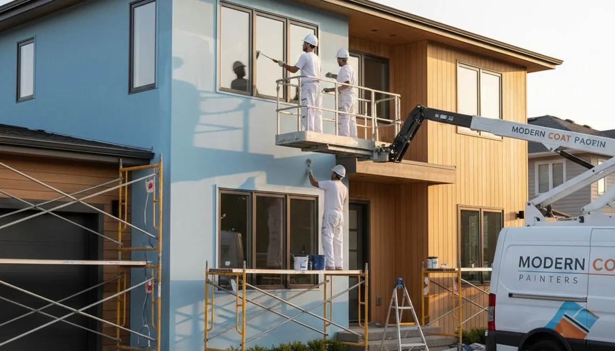 Exterior house painting in Des Moines, IA for durable weather protection and curb appeal