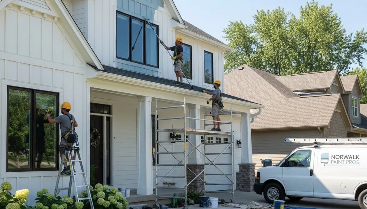 Professional painters serving Des Moines, IA for interior and exterior painting projects