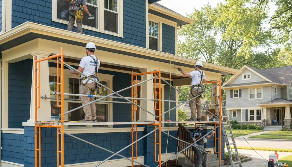 Professional painters providing interior and exterior painting services in Des Moines, IA