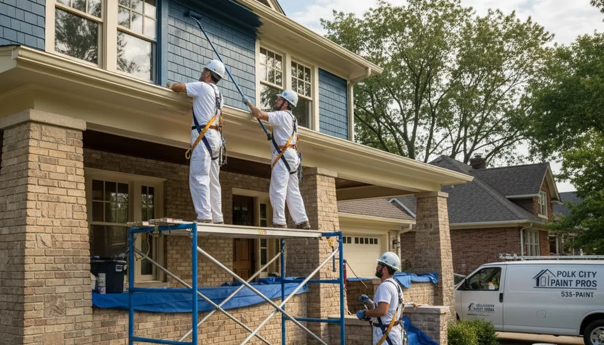 Painting crew in Des Moines, IA providing professional interior and exterior painting services