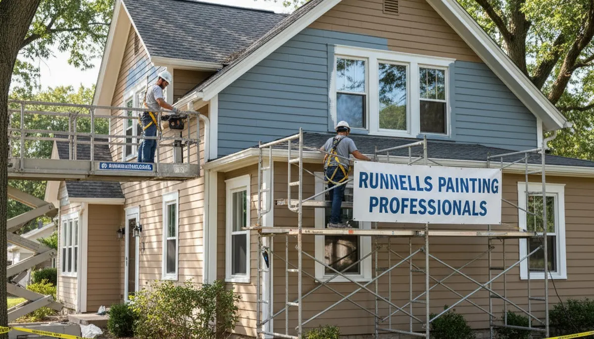 Painting company crew in Des Moines, IA providing professional interior and exterior painting services