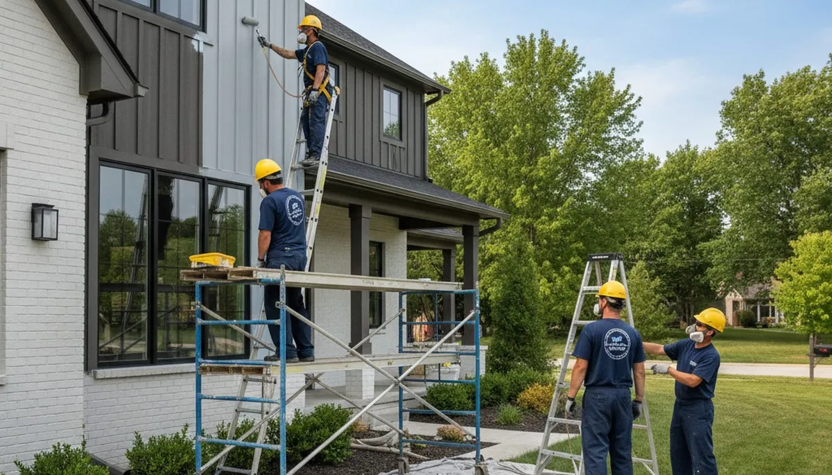 Des Moines, IA painting contractor providing professional interior and exterior house painting services