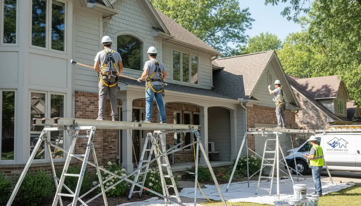 Interior painting team serving Des Moines, IA for professional residential and commercial paint services